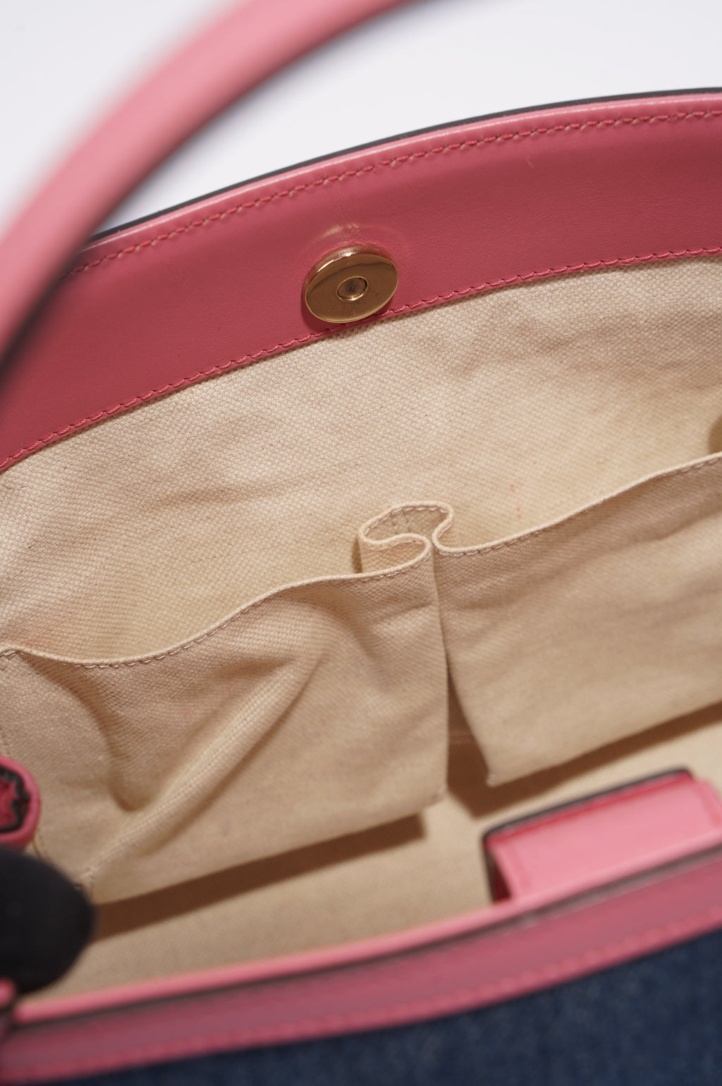 Gucci Craft Tote Blue / Pink Denim
