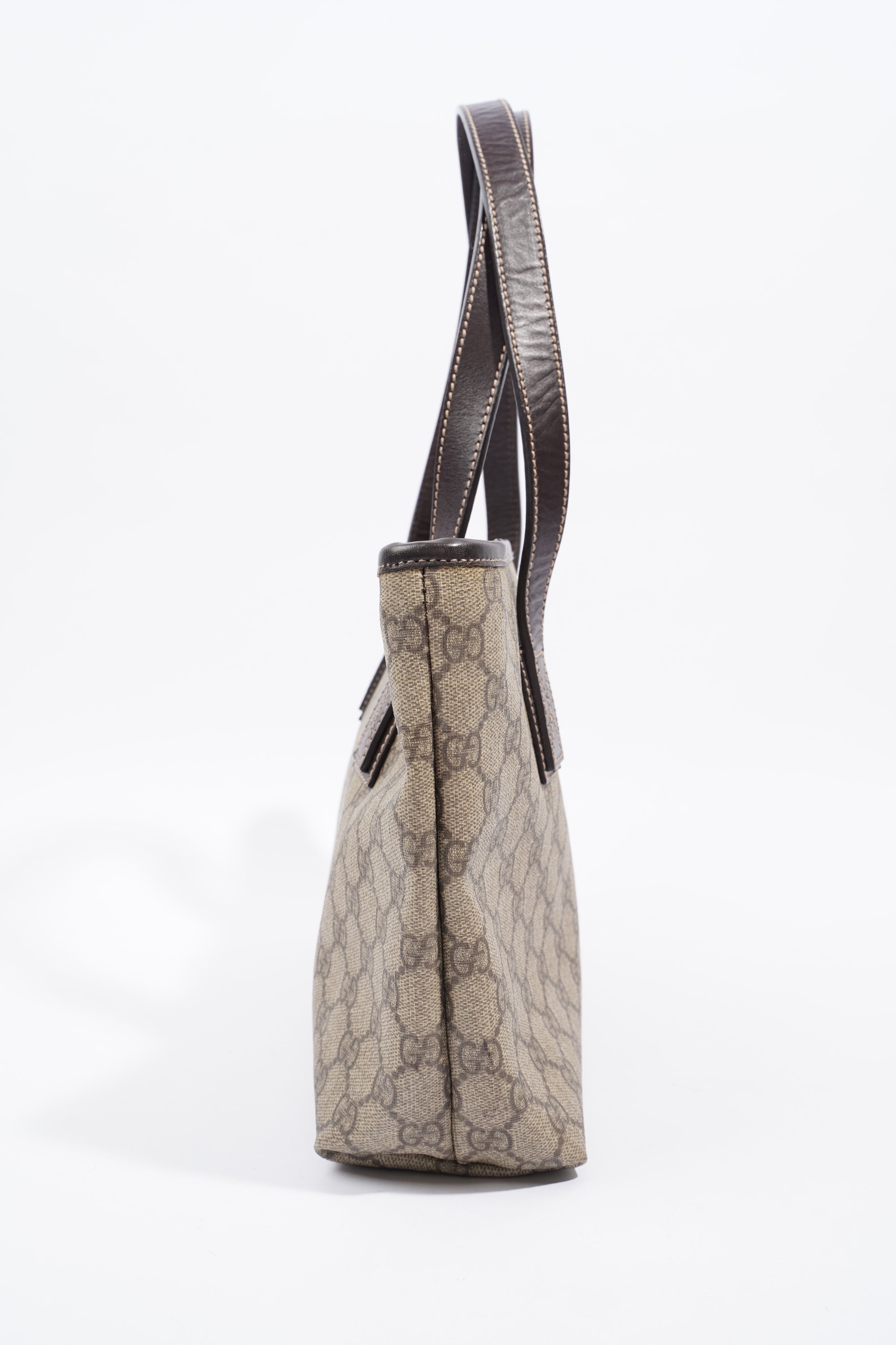 Gucci Zipped Mini Tote Supreme Print / Brown Canvas