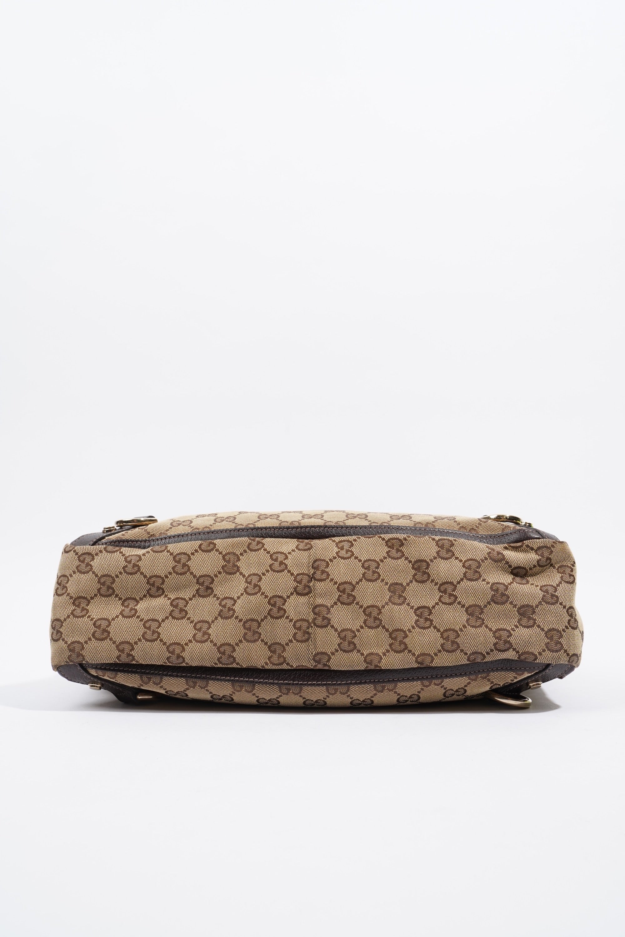 Gucci Abbey Tote Bag Supreme Print / Brown Canvas