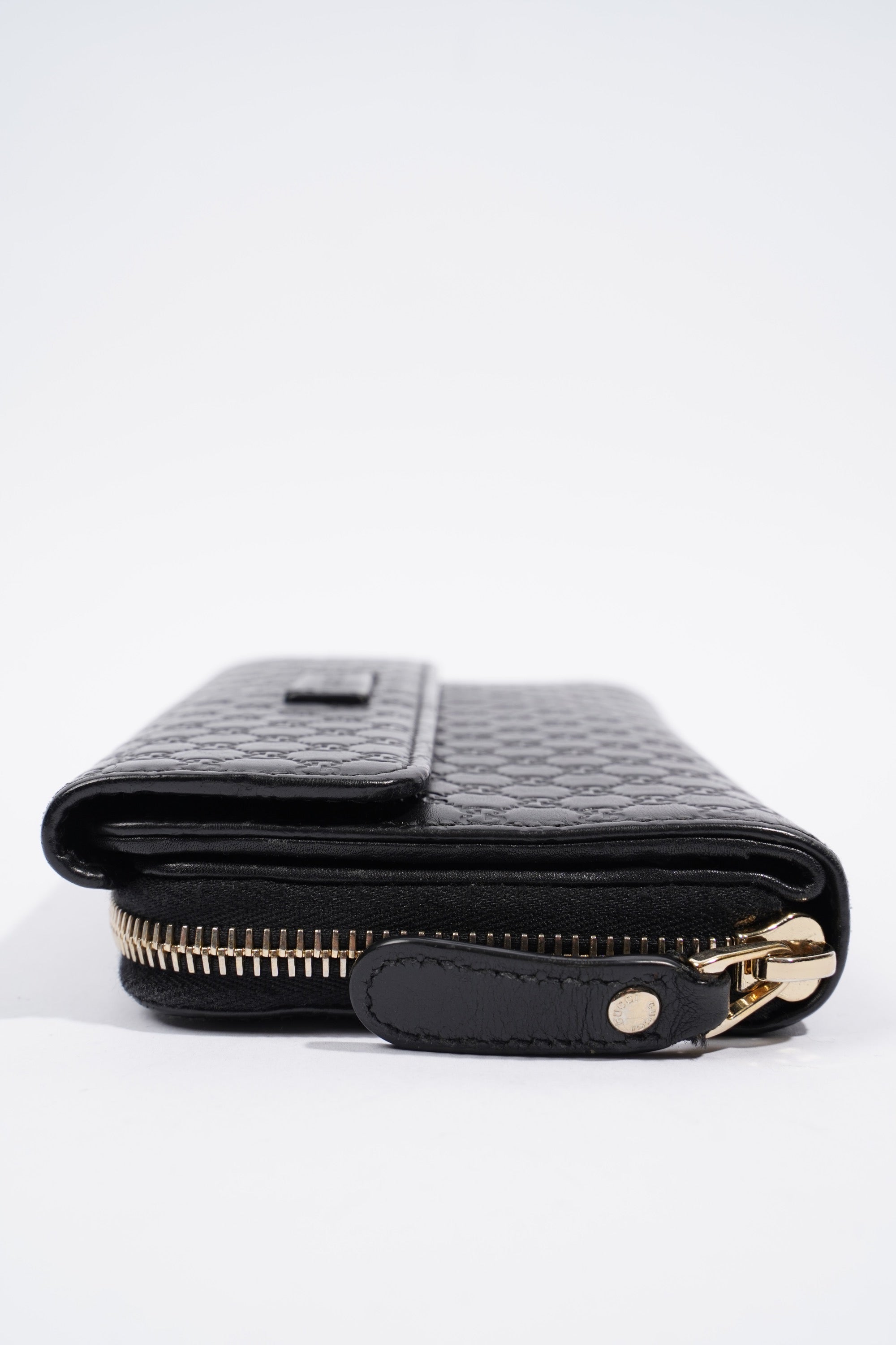 Gucci Guccissima Wallet Black Leather