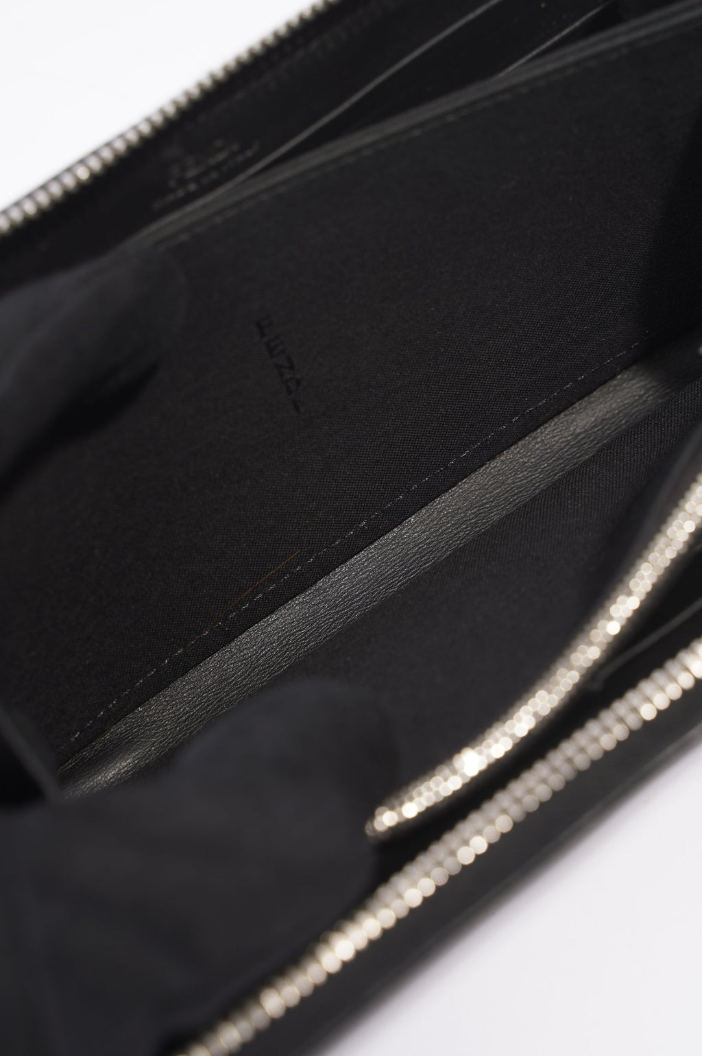 Fendi Monster Eye Wallet Black Leather