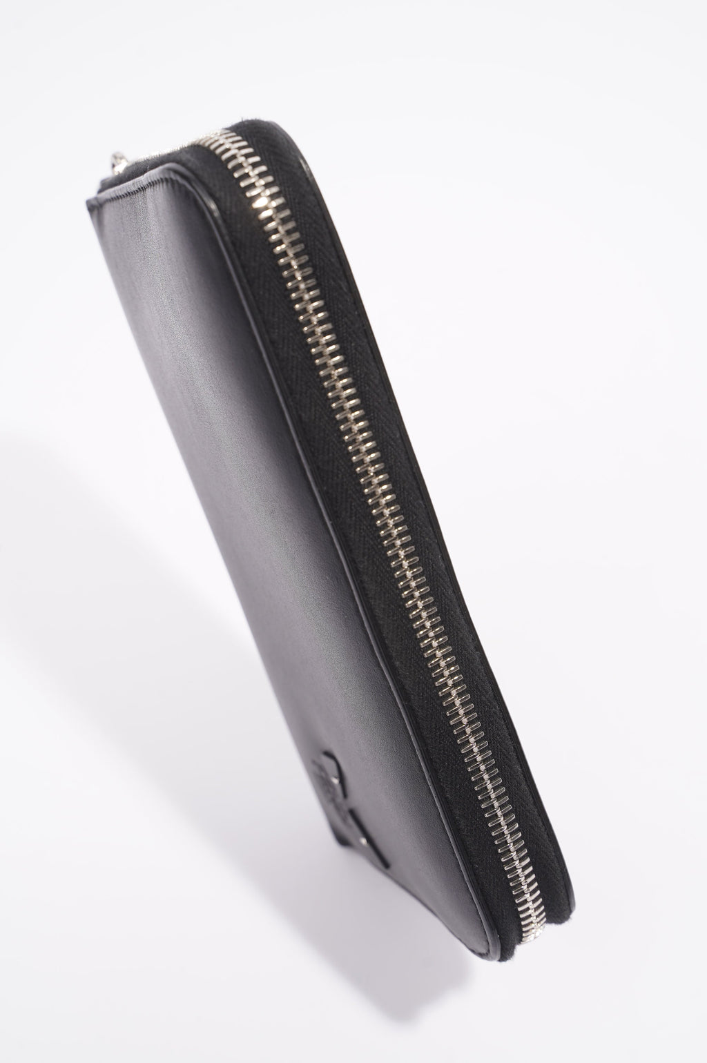 Fendi Monster Eye Wallet Black Leather