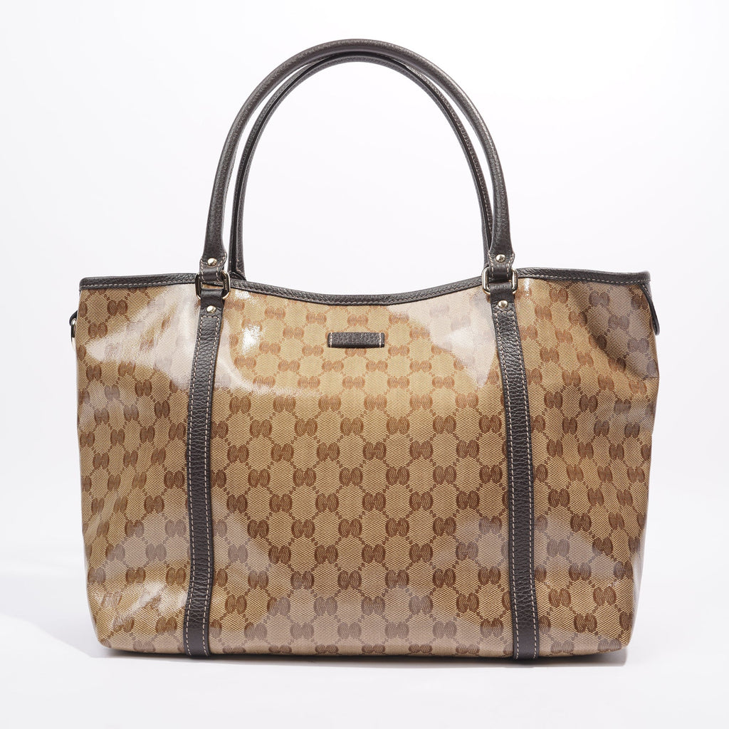 Gucci Tote Bag Supreme Print / Brown Coated Canvas