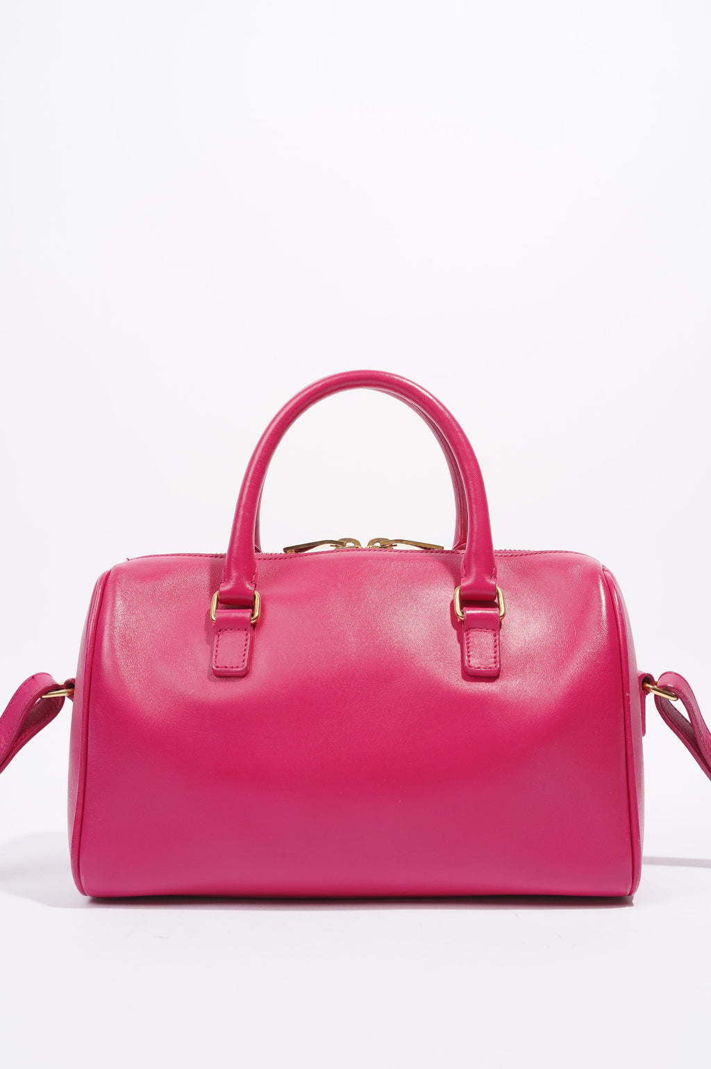Saint Laurent Mini Duffle Bag Pink Leather