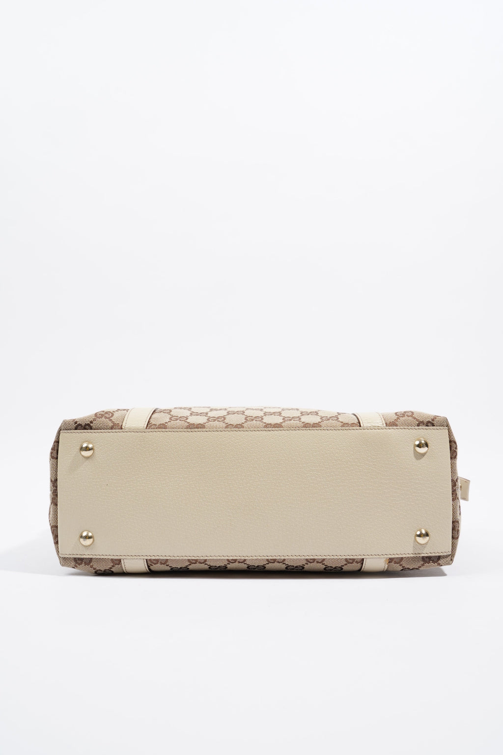 Gucci Abbey Shoulder Bag Supreme Print / White Canvas Small