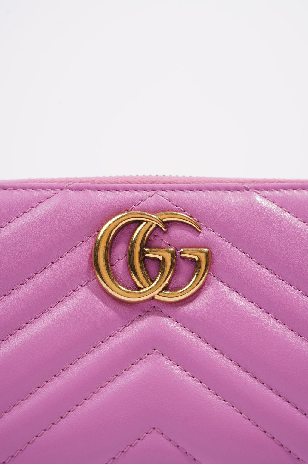 Gucci Marmont Wallet Pink Leather
