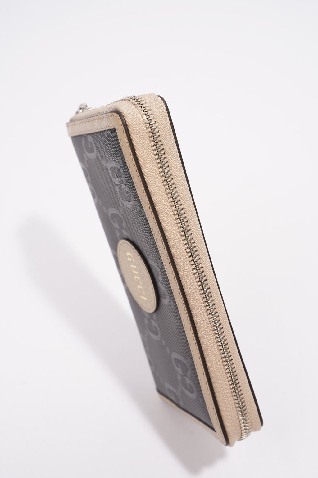Gucci Off The Grid Long Wallet Black / Beige Canvas