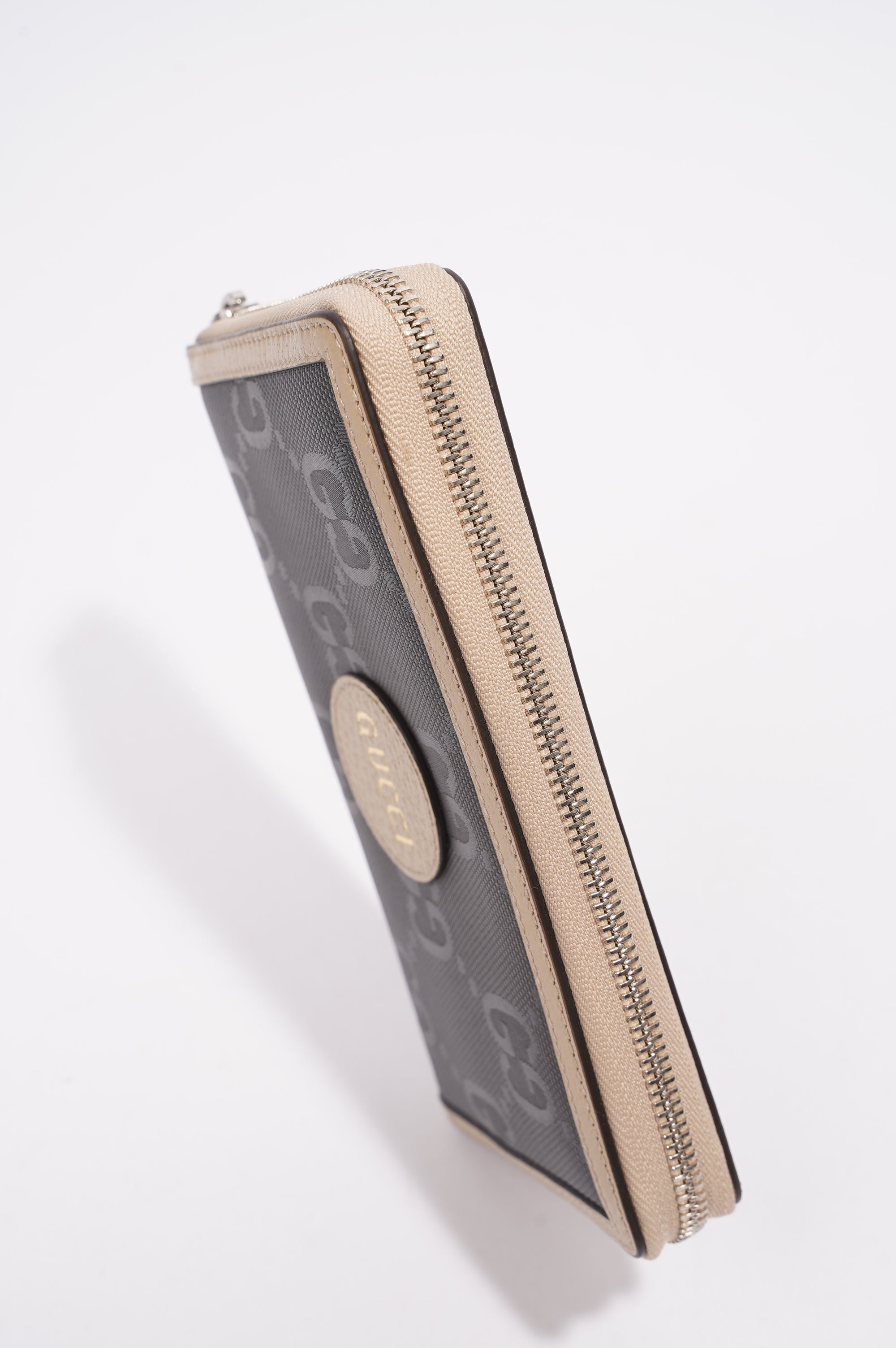 Gucci Off The Grid Long Wallet Black / Beige Canvas