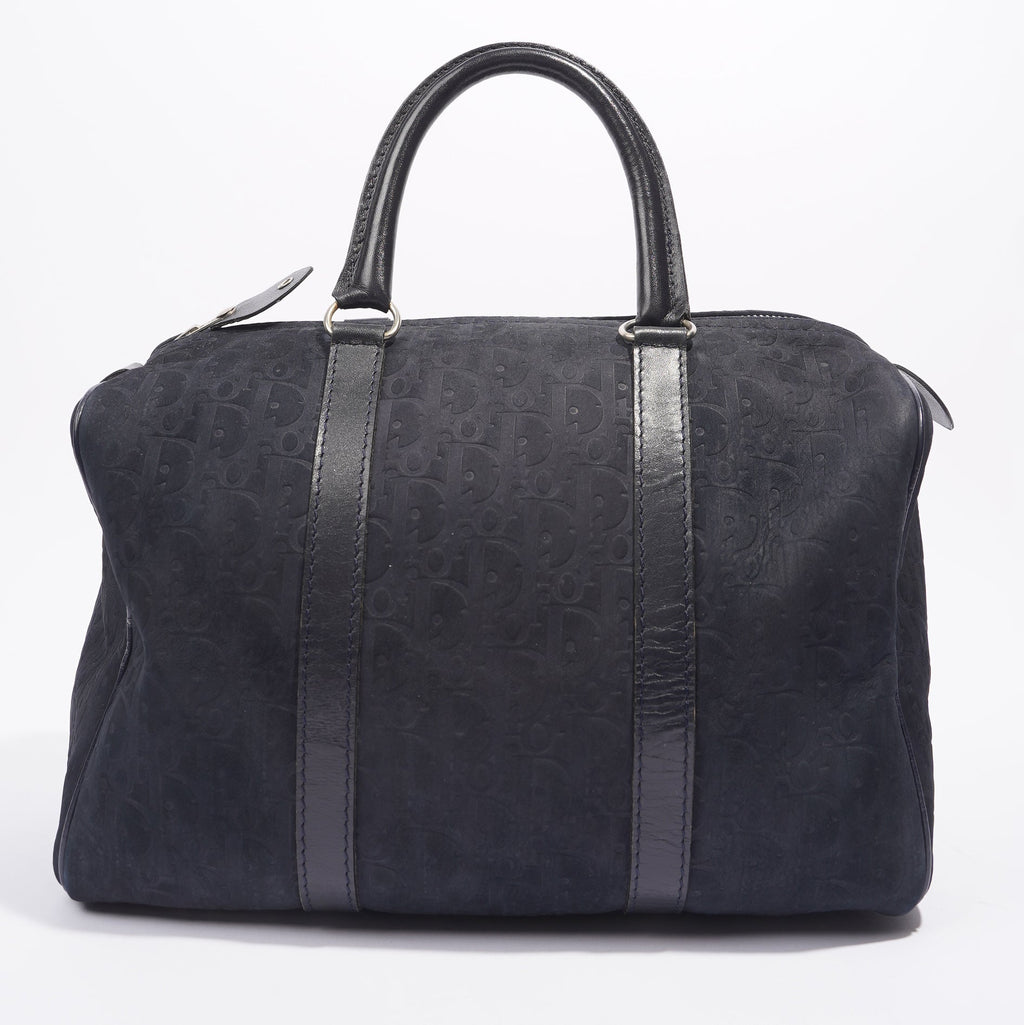 Christian Dior Boston Bag Navy Technical Fabric