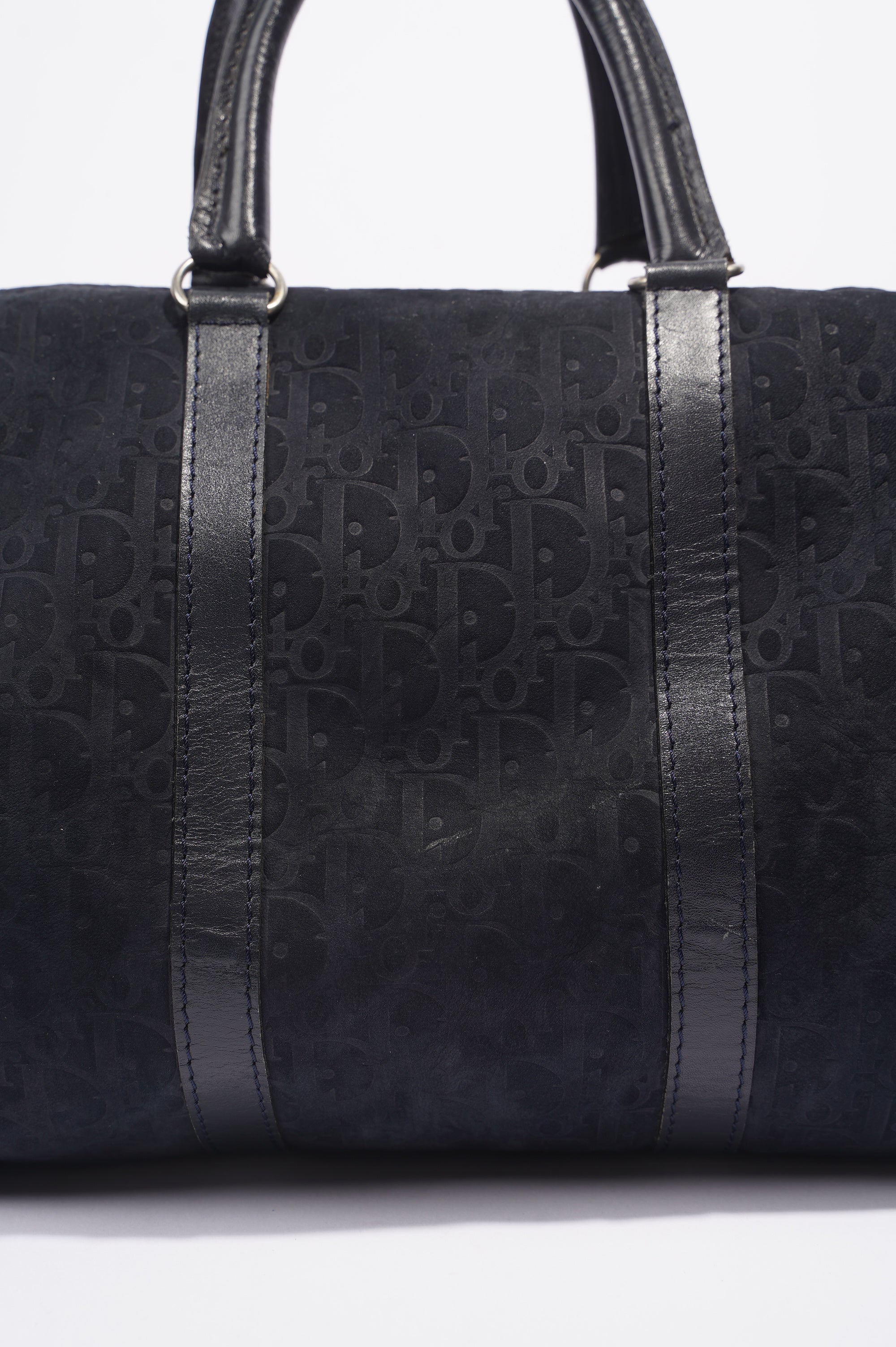 Christian Dior Boston Bag Navy Technical Fabric