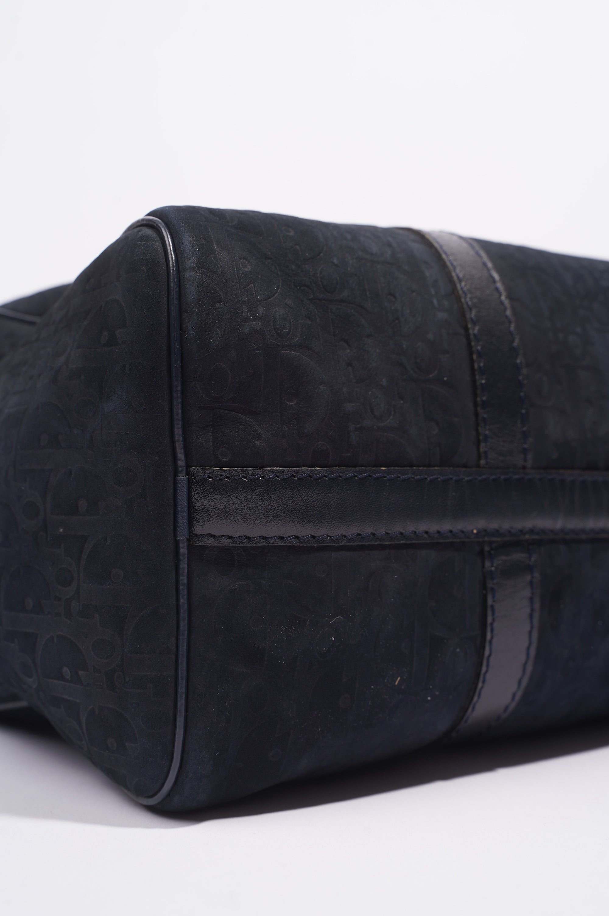 Christian Dior Boston Bag Navy Technical Fabric