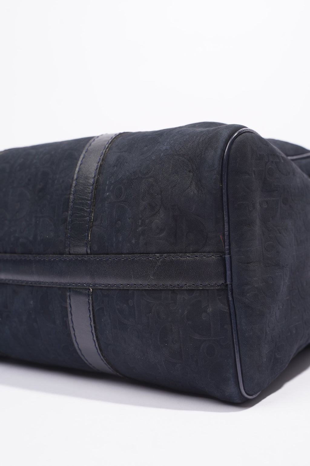 Christian Dior Boston Bag Navy Technical Fabric