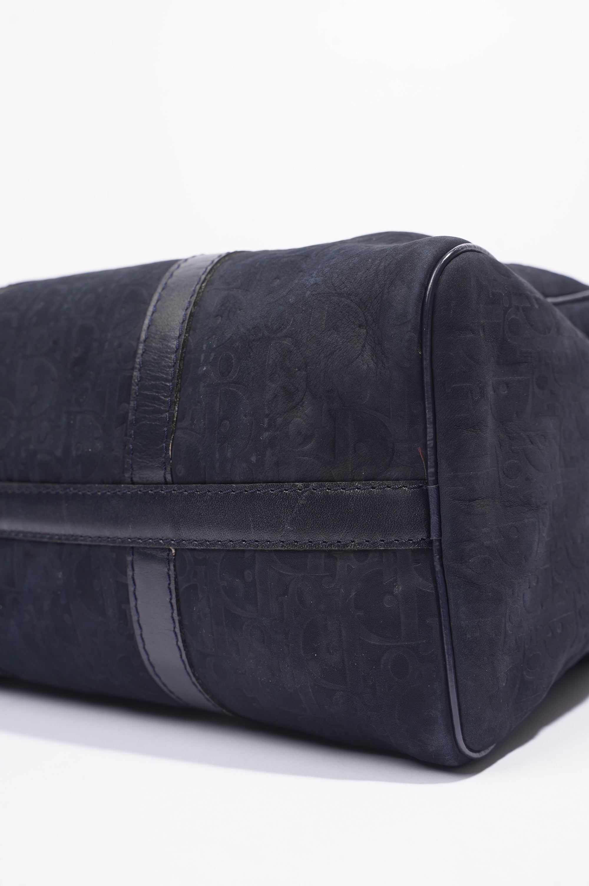 Christian Dior Boston Bag Navy Technical Fabric