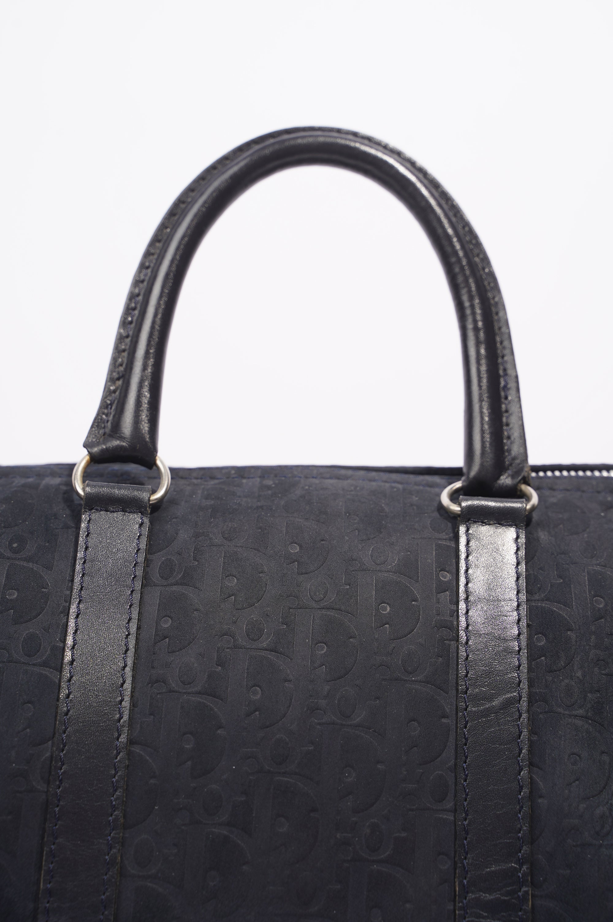 Christian Dior Boston Bag Navy Technical Fabric