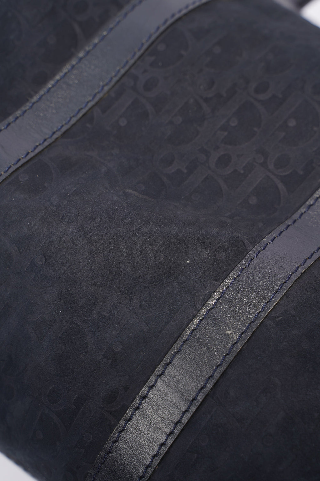 Christian Dior Boston Bag Navy Technical Fabric