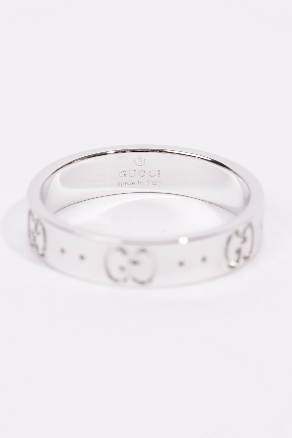 Gucci Icon Ring White Gold White Gold 12