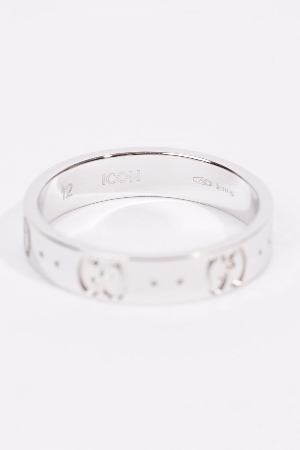 Gucci Icon Ring White Gold White Gold 12