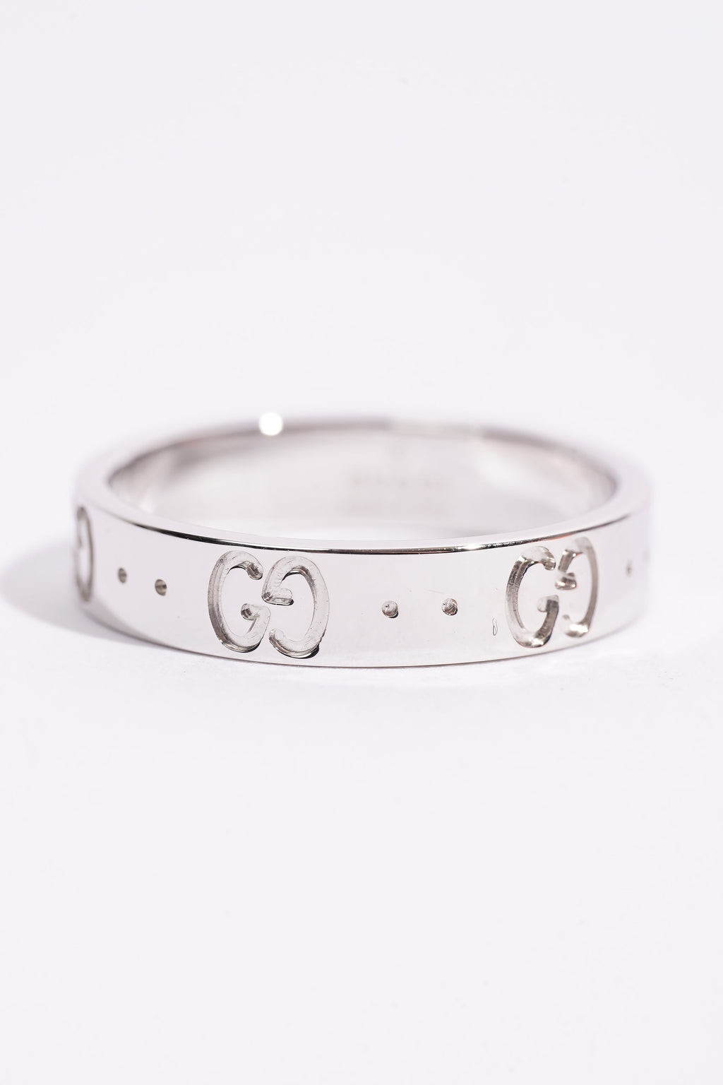Gucci Icon Ring White Gold White Gold 12