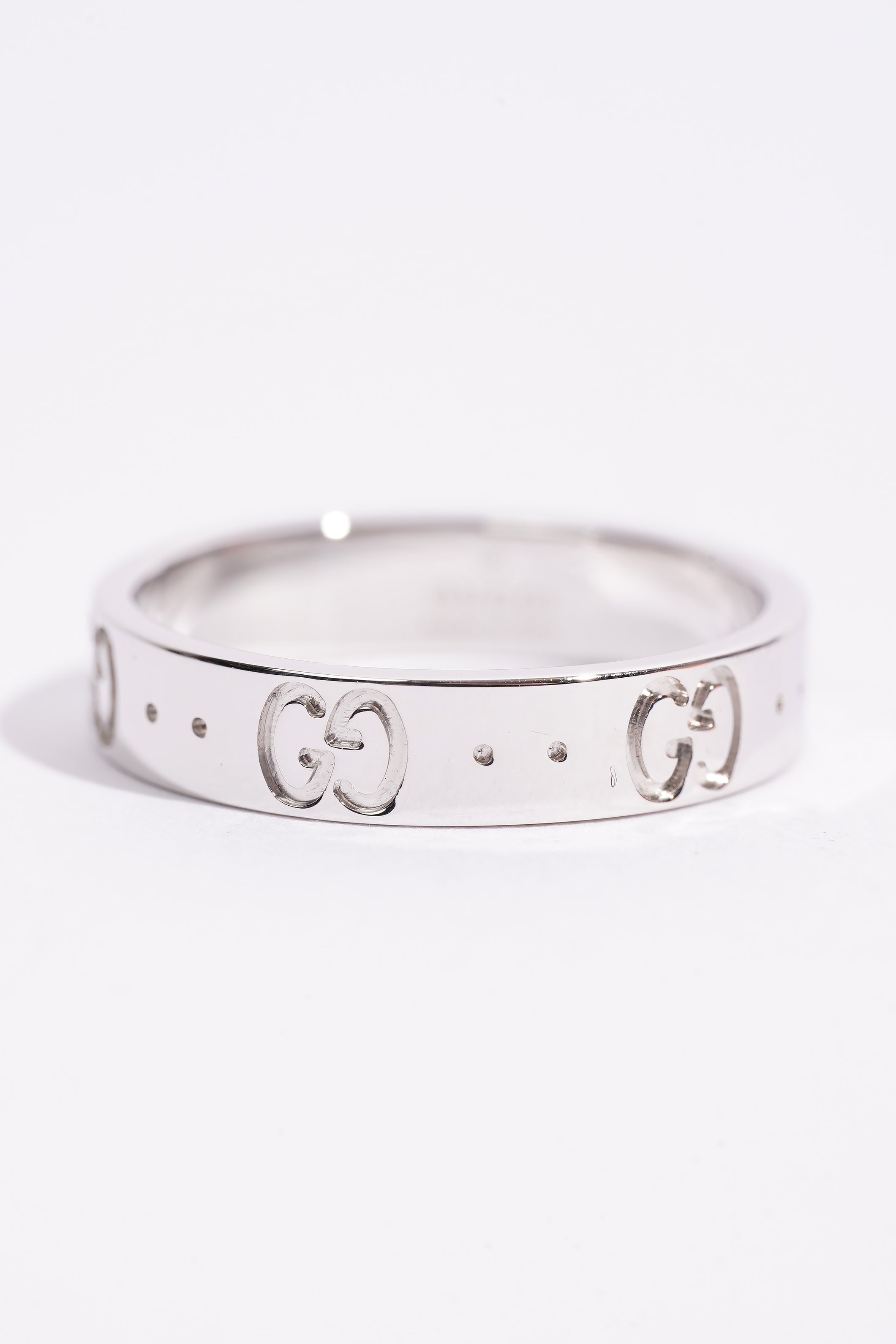 Gucci Icon Ring White Gold White Gold 12
