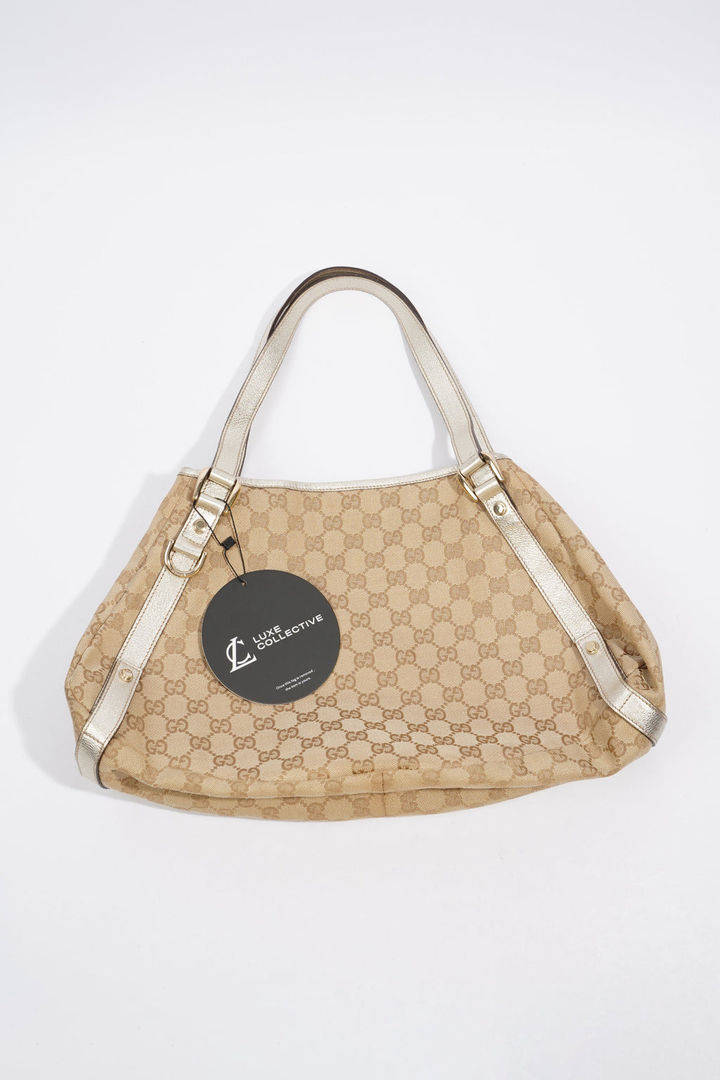 Gucci Tote Bag Supreme Print / Silver Canvas