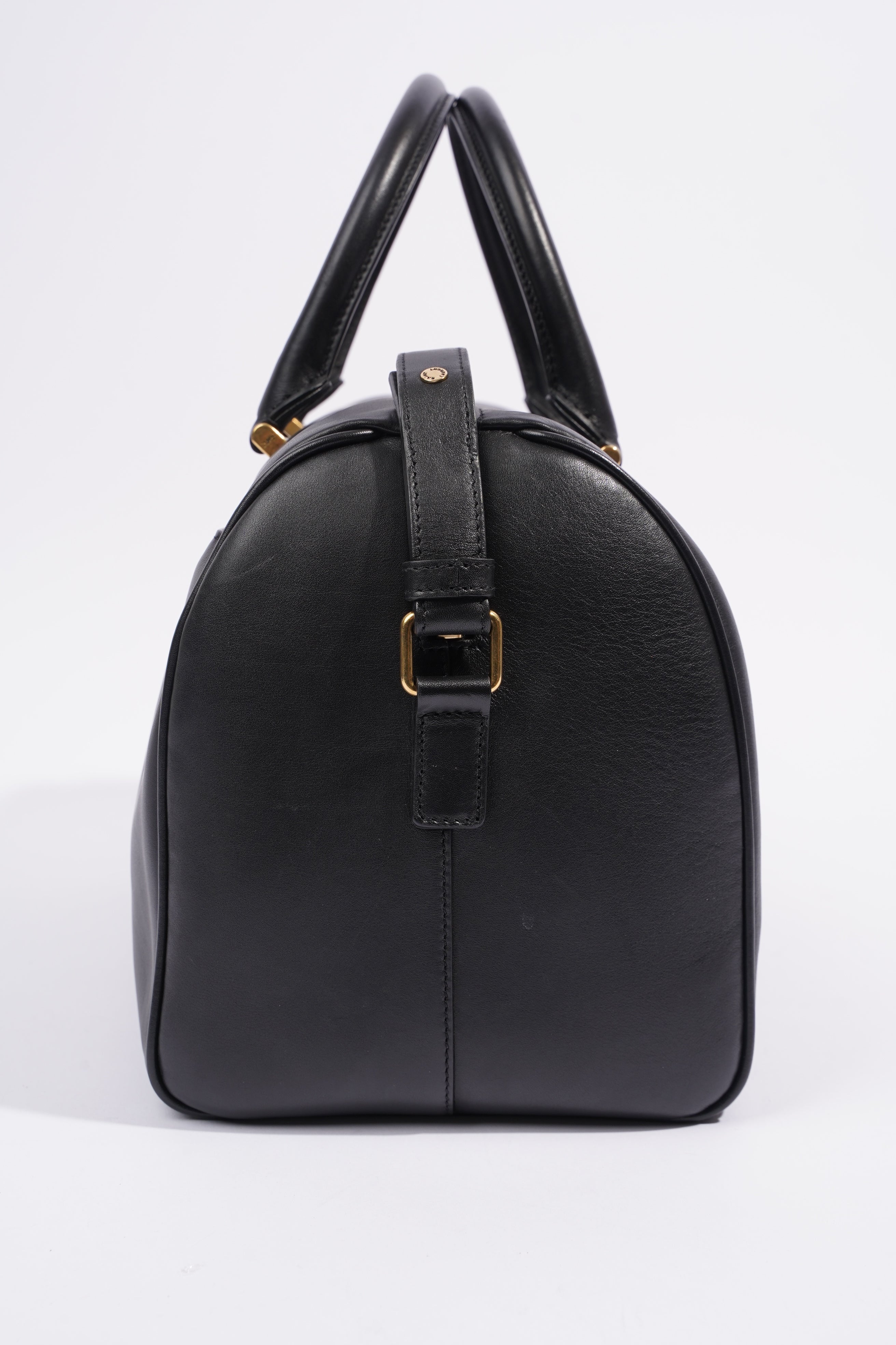 Saint Laurent Duffle Bag Black Leather Small
