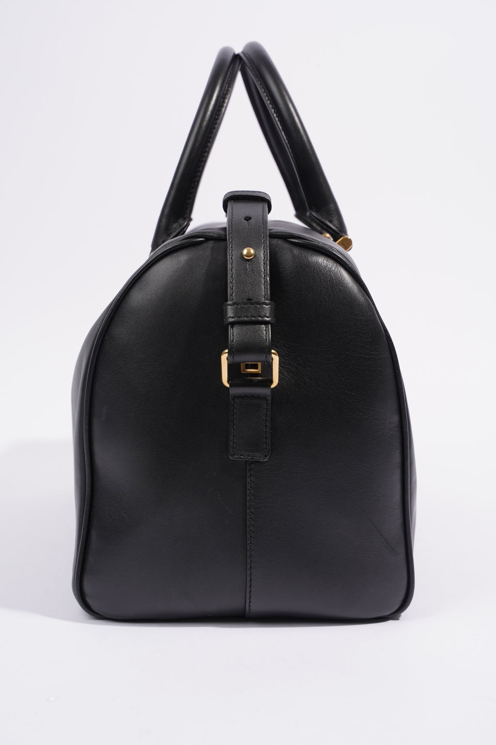 Saint Laurent Duffle Bag Black Leather Small