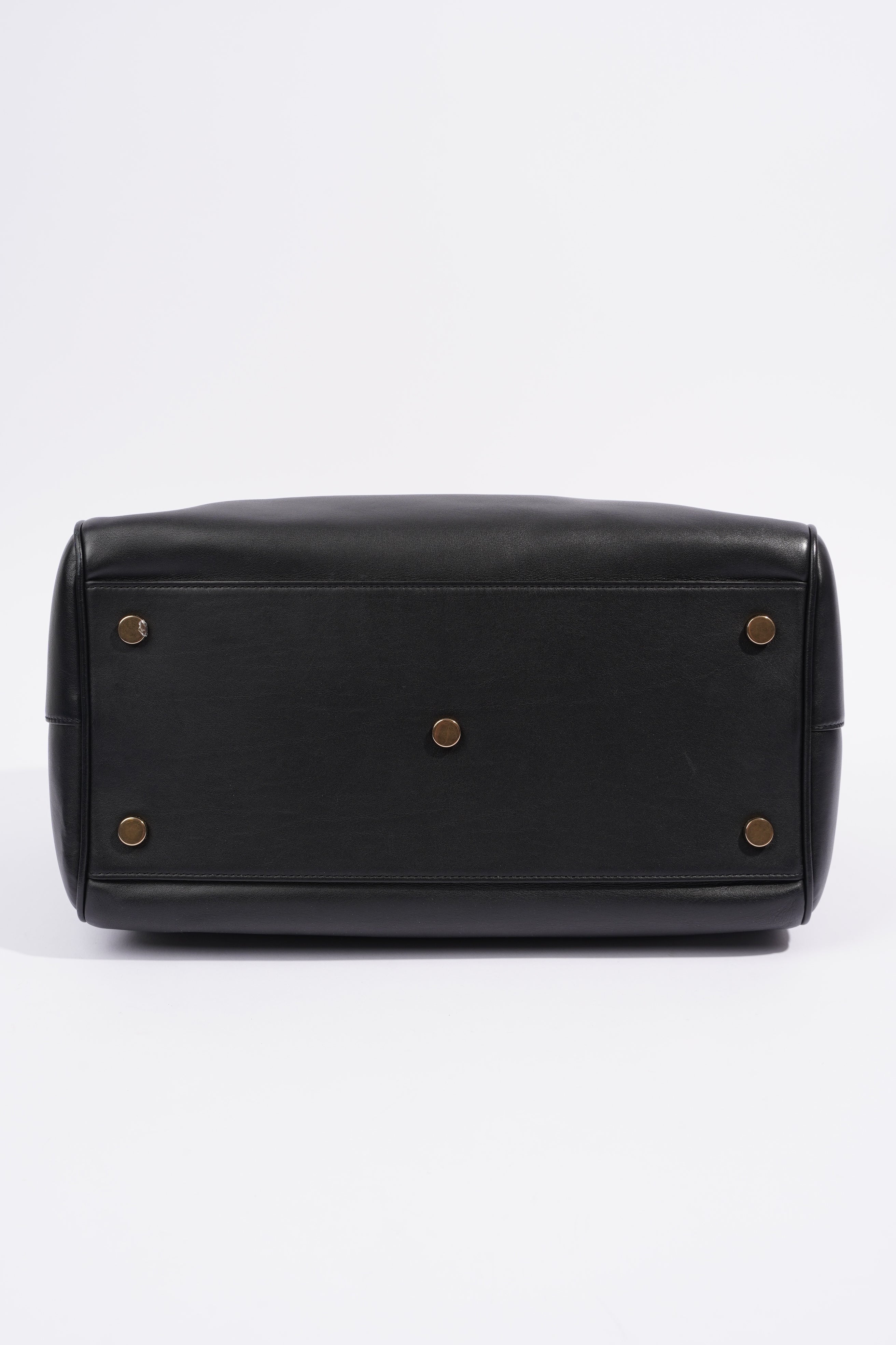 Saint Laurent Duffle Bag Black Leather Small