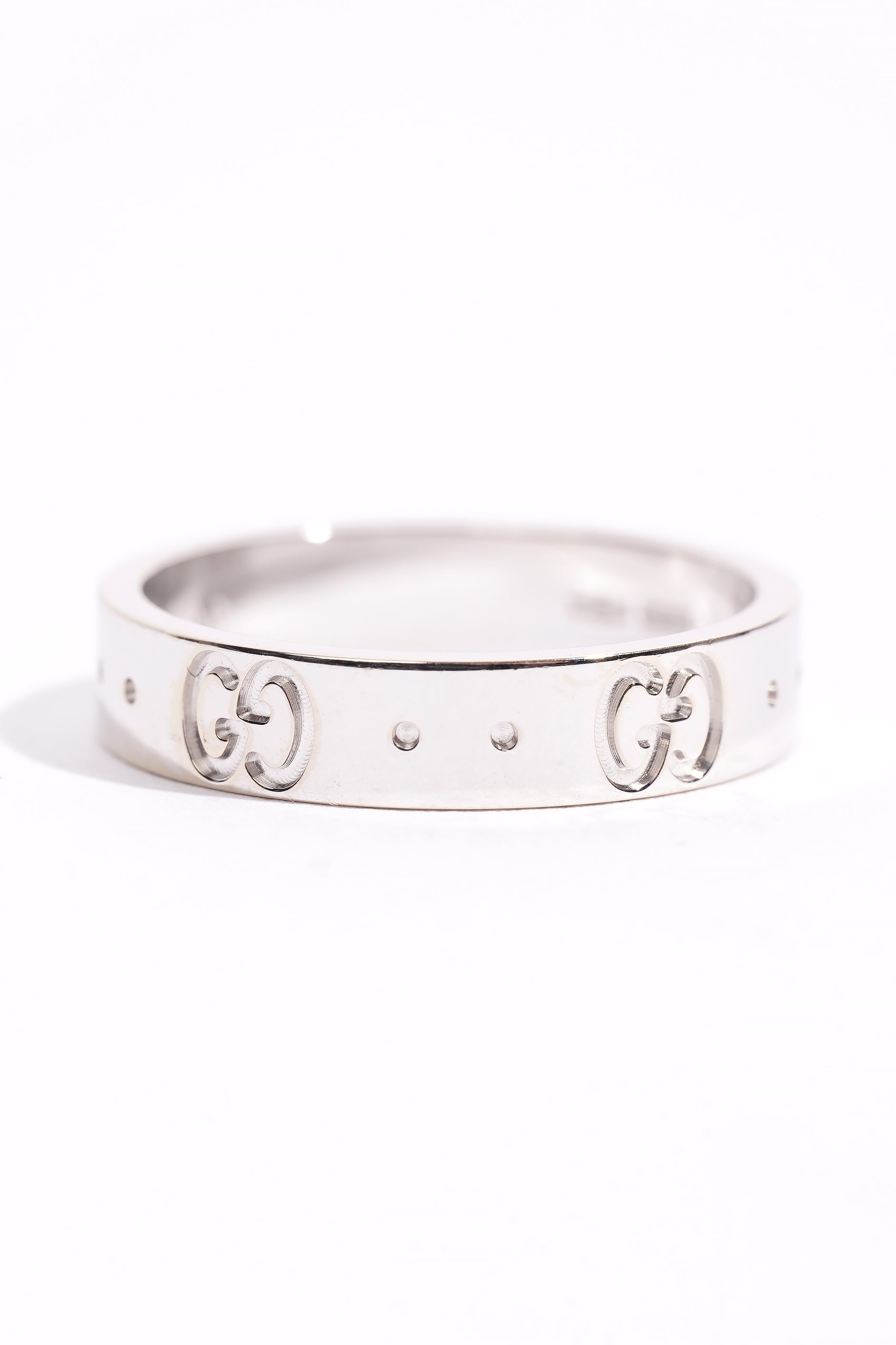 Gucci Icon Ring White Gold White Gold 10
