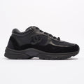 Chanel CC Logo Sneakers Black Suede 36