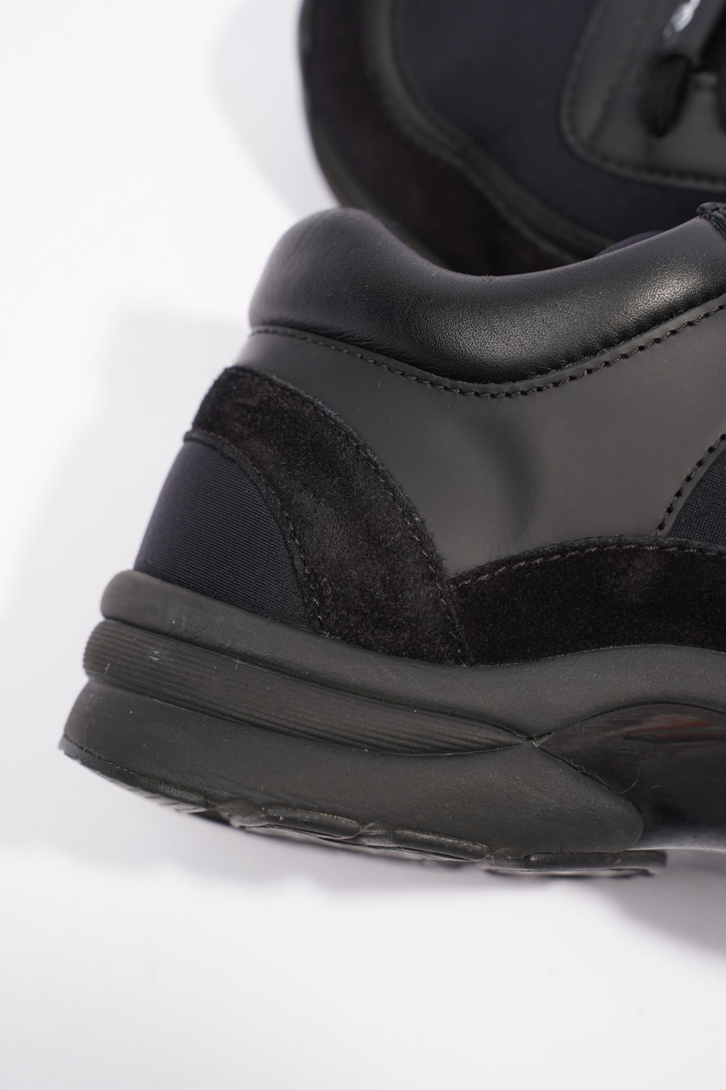 Chanel CC Logo Sneakers Black Suede 36