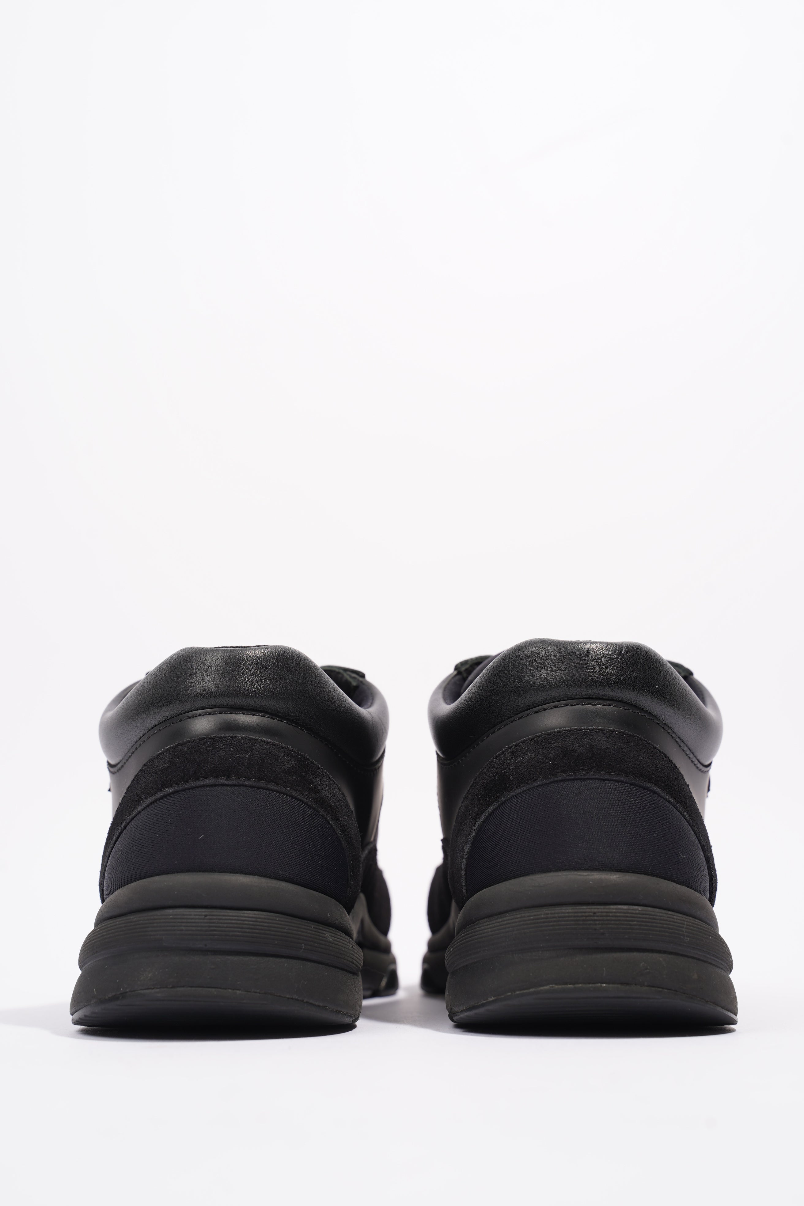 Chanel CC Logo Sneakers Black Suede 36