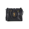 Saint Laurent Toy Cabas Black Shoulder Bag