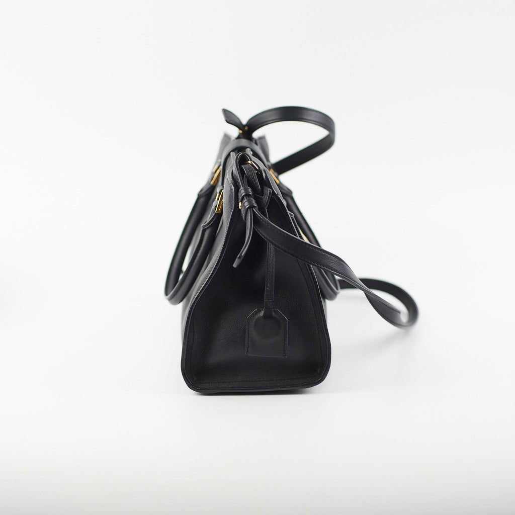 Saint Laurent Toy Cabas Black Shoulder Bag