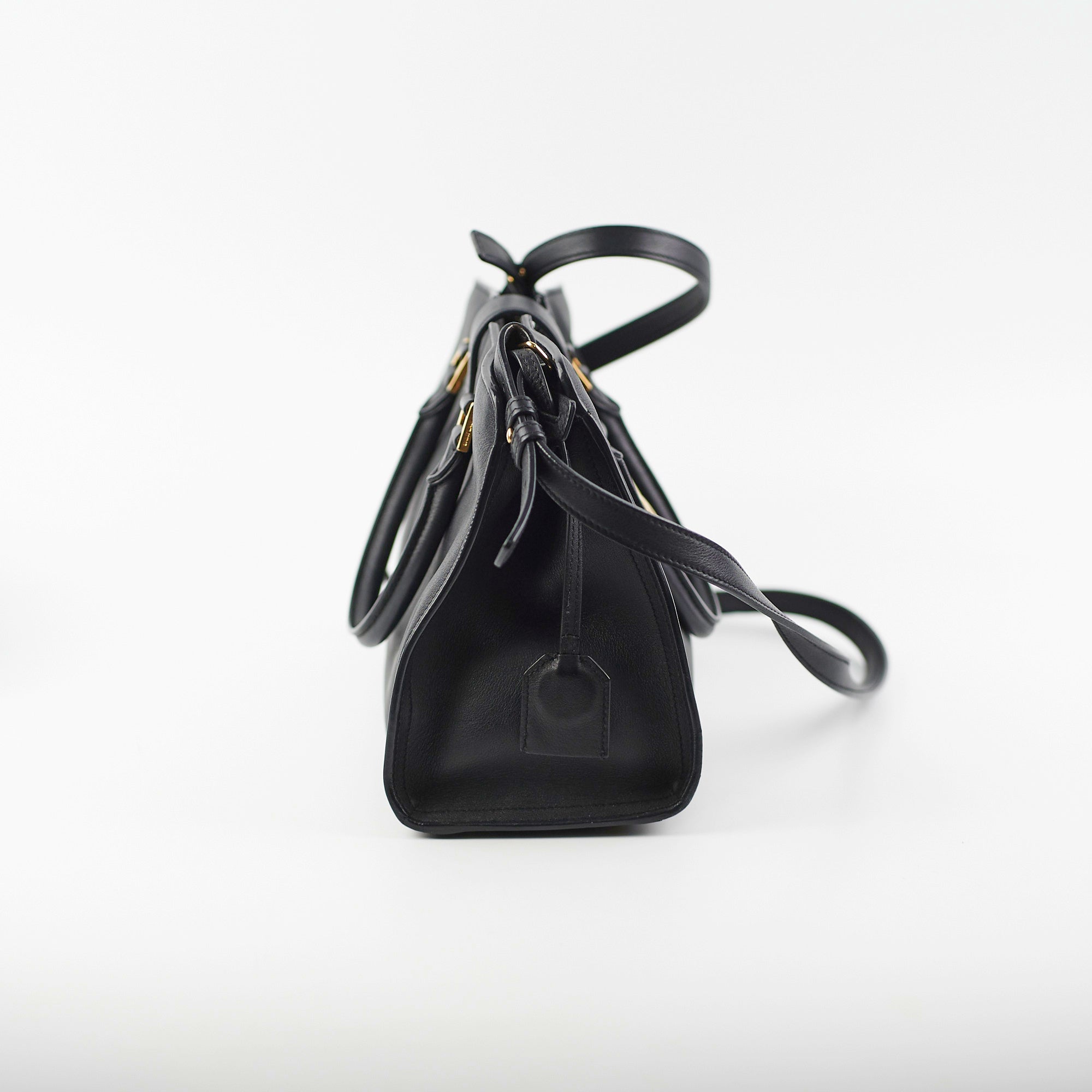 Saint Laurent Toy Cabas Black Shoulder Bag