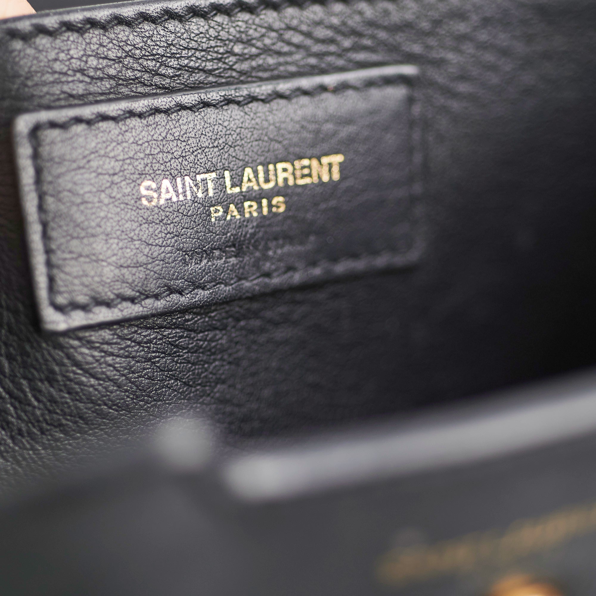 Saint Laurent Toy Cabas Black Shoulder Bag