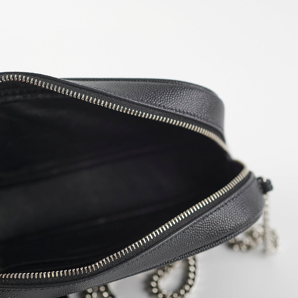 Saint Laurent Mini Lou Camera Black Crossbody Bag