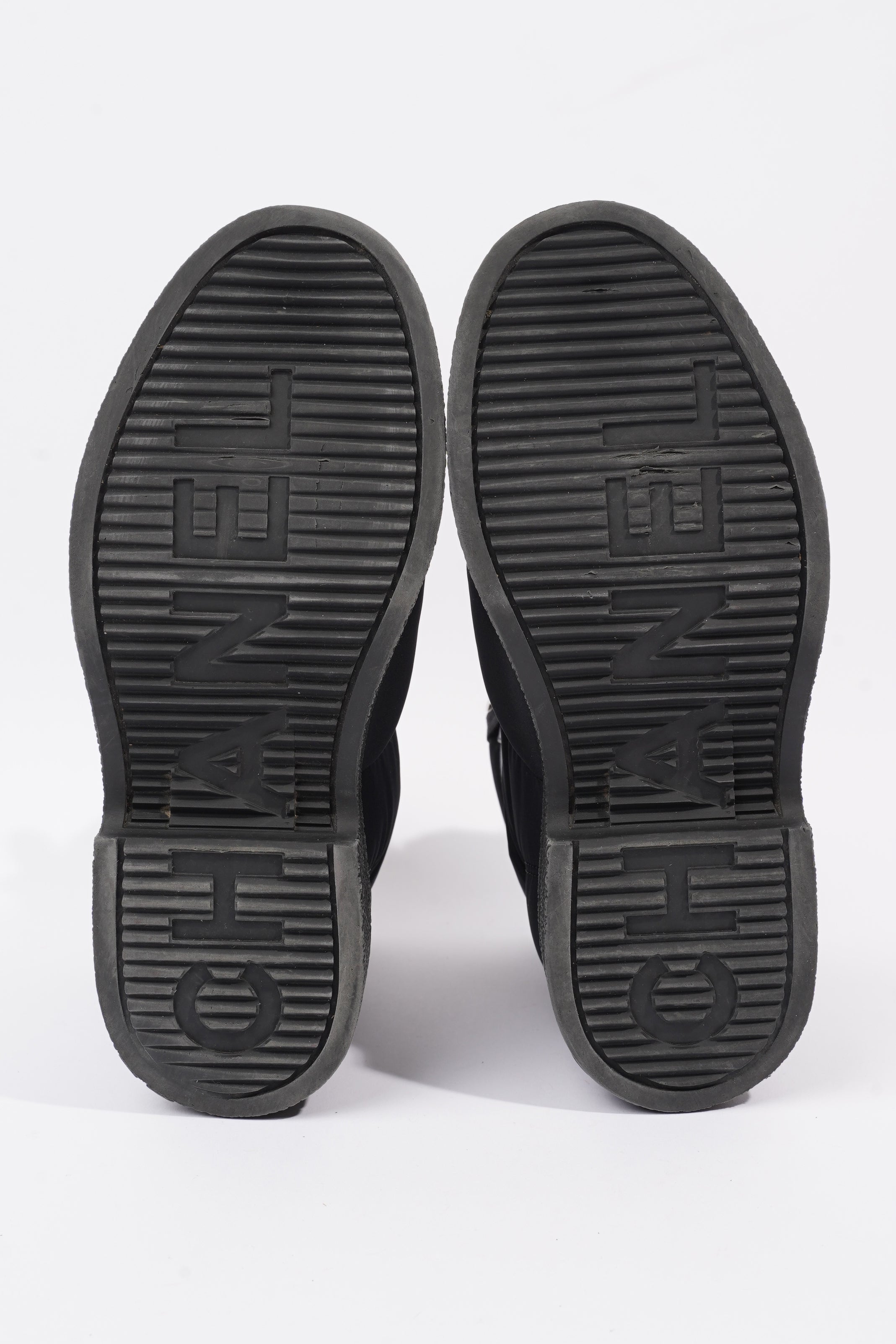 Chanel Coco Neige Black Nylon EU 37 UK 4