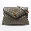 Saint Laurent Lou Lou Shoulder Bag Forrest Green Medium