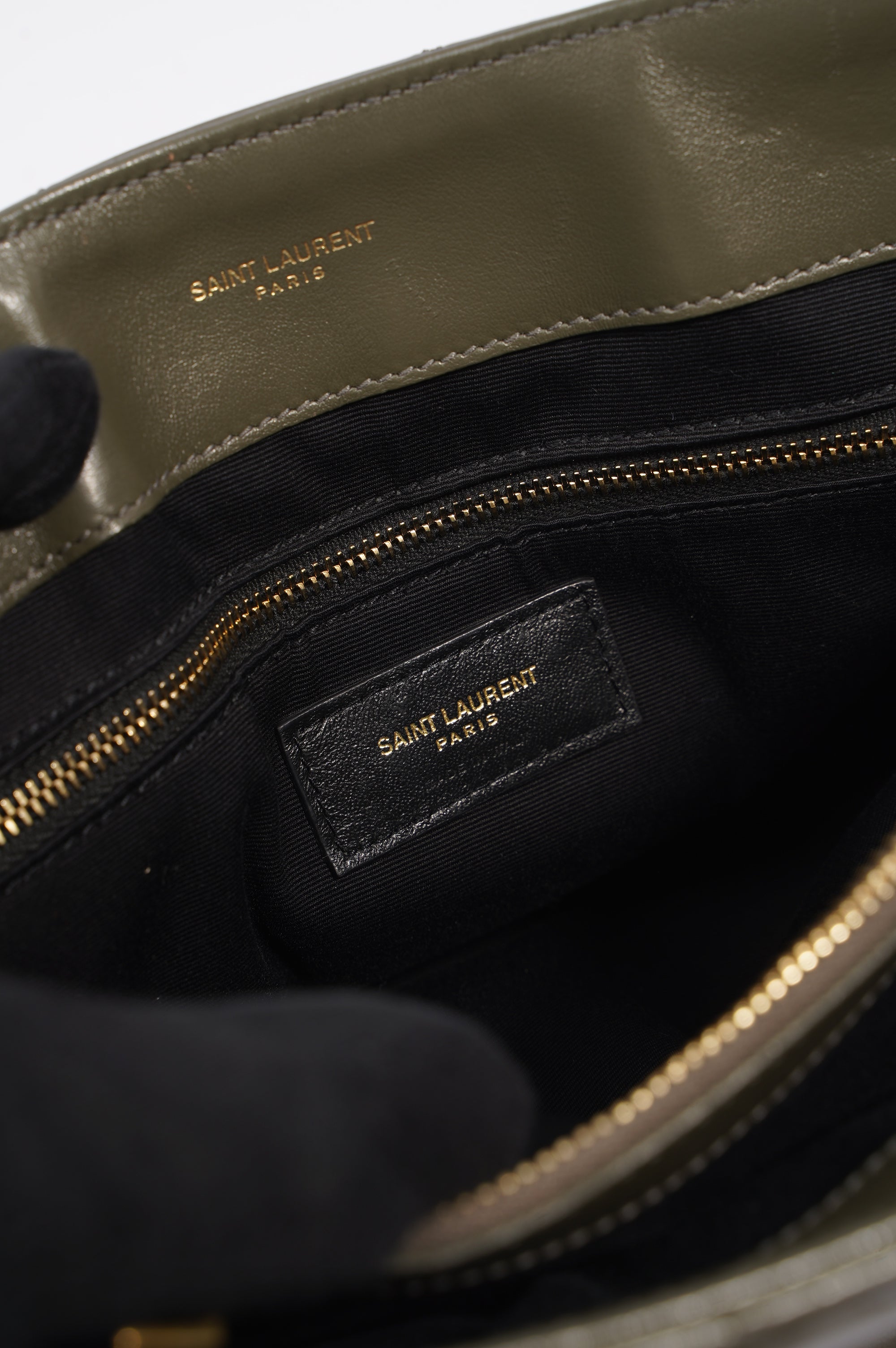 Saint Laurent Lou Lou Shoulder Bag Forrest Green Medium