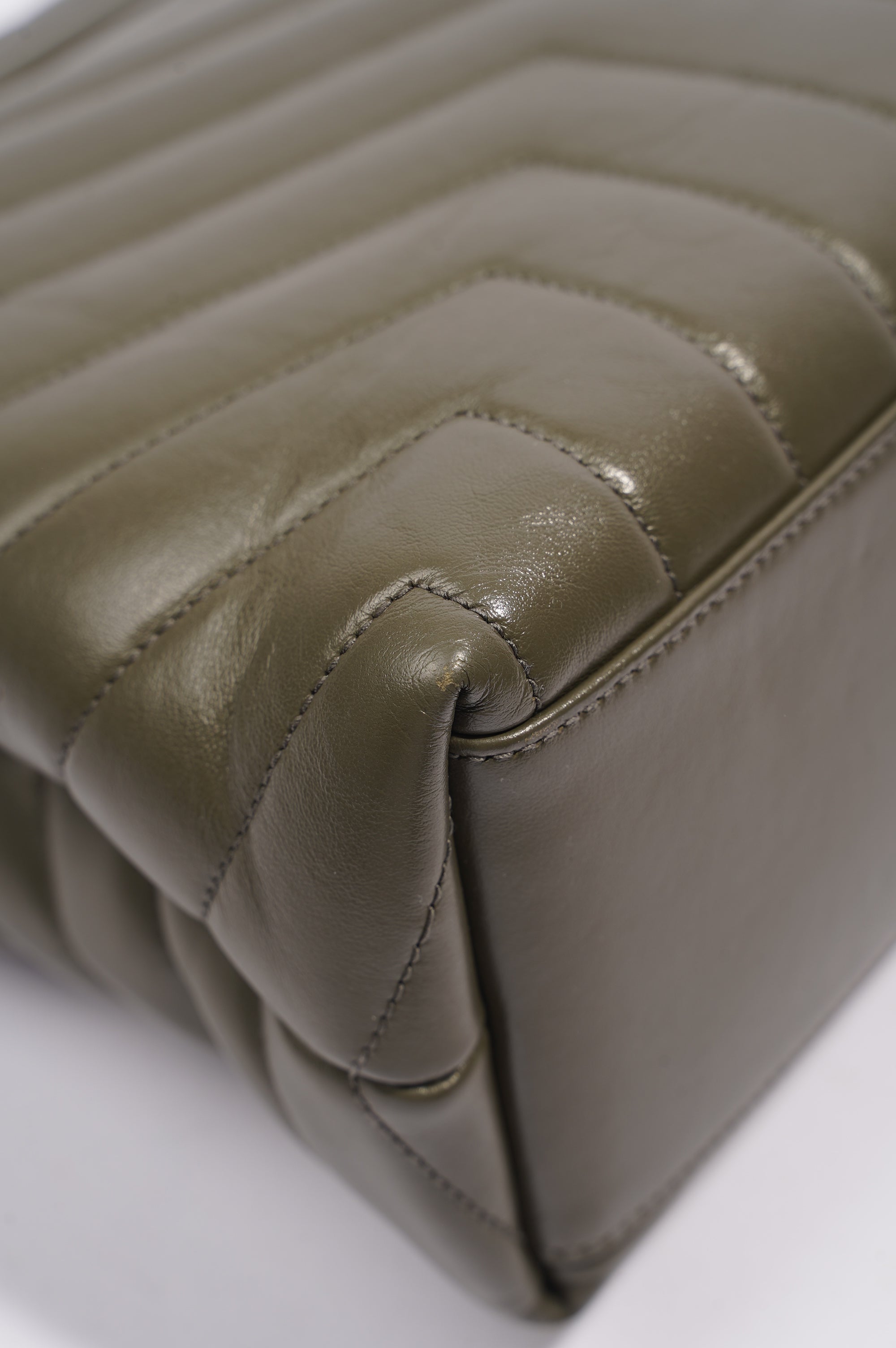 Saint Laurent Lou Lou Shoulder Bag Forrest Green Medium