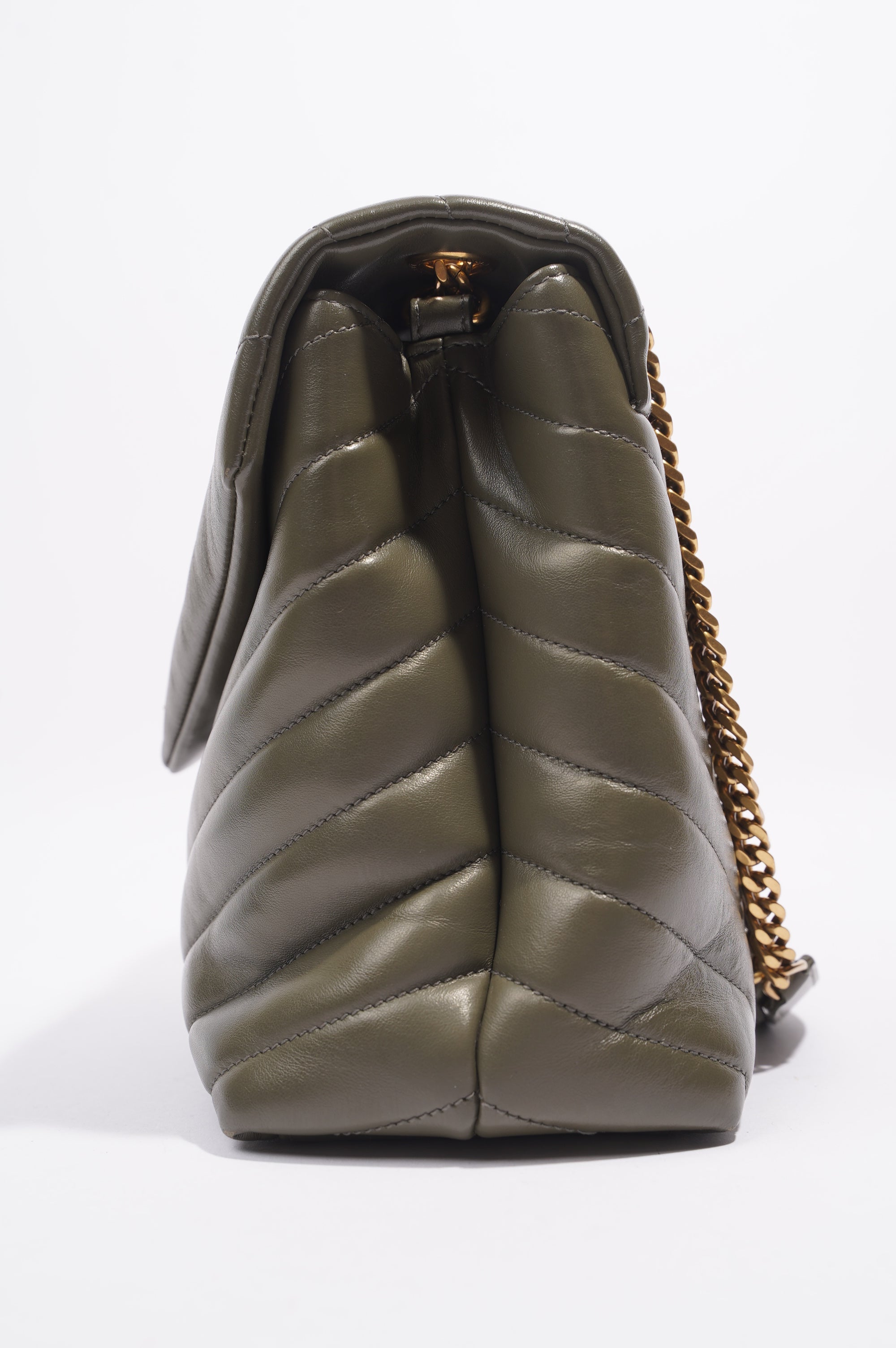 Saint Laurent Lou Lou Shoulder Bag Forrest Green Medium