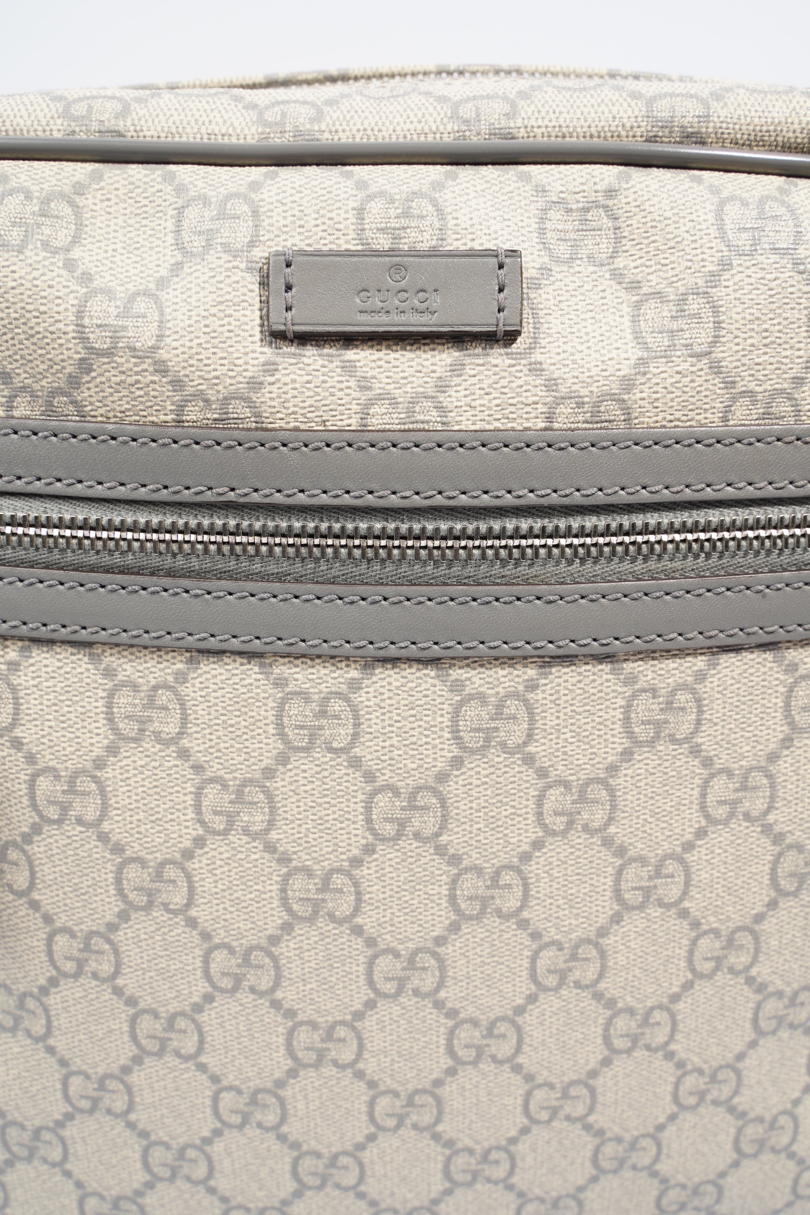Gucci Messenger Bag Beige / Grey Canvas