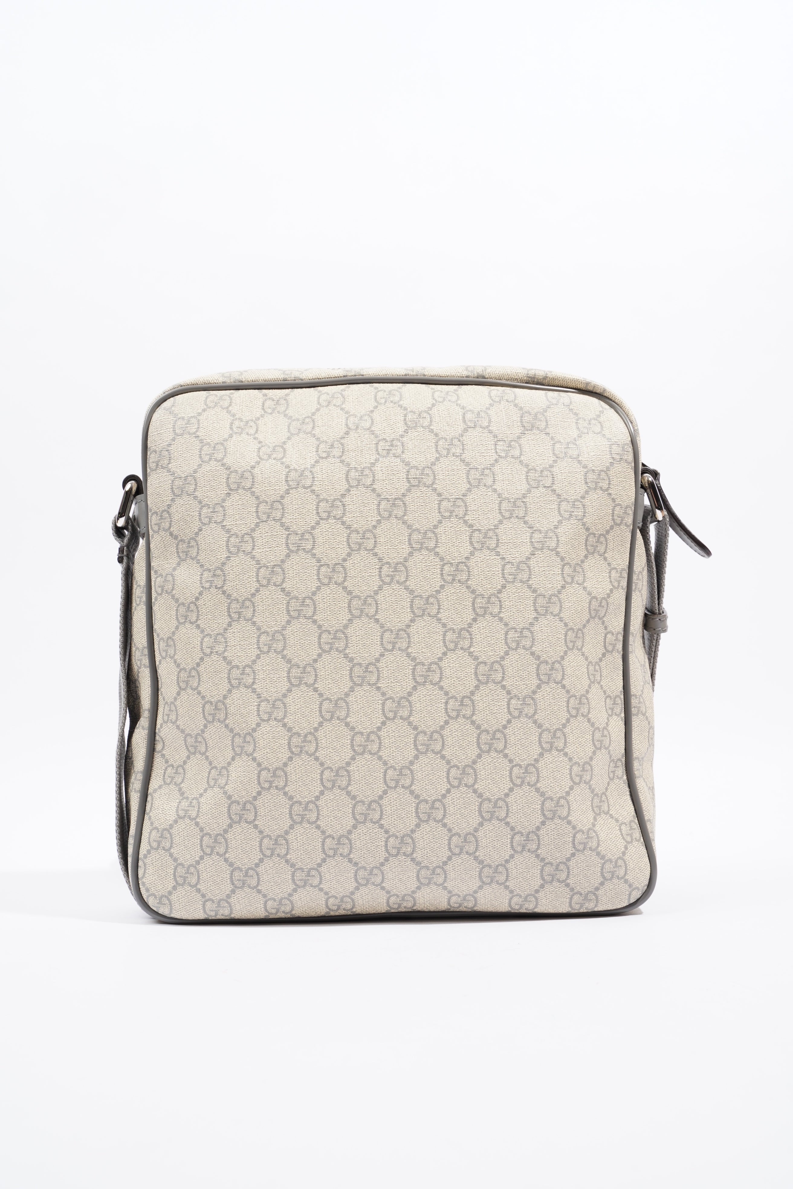 Gucci Messenger Bag Beige / Grey Canvas