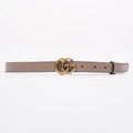 Gucci Marmont Belt Mauve Leather 85cm