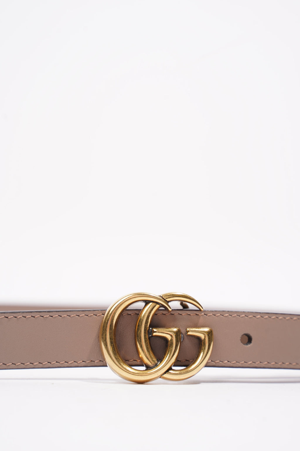 Gucci Marmont Belt Mauve Leather 85cm