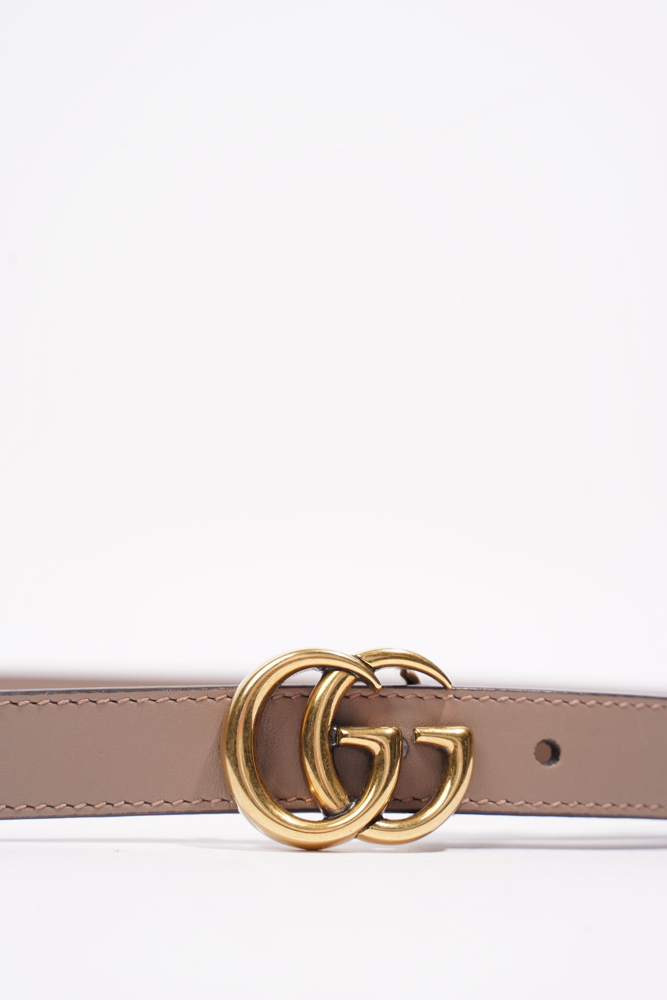 Gucci Marmont Belt Mauve Leather 85cm