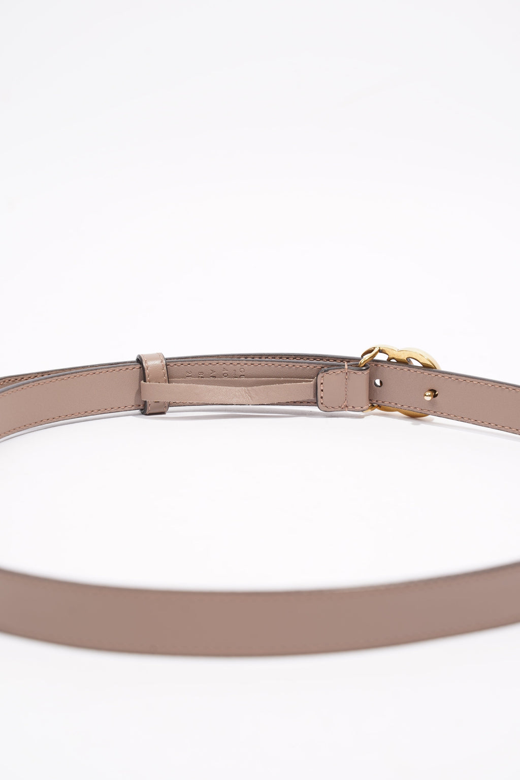 Gucci Marmont Belt Mauve Leather 85cm