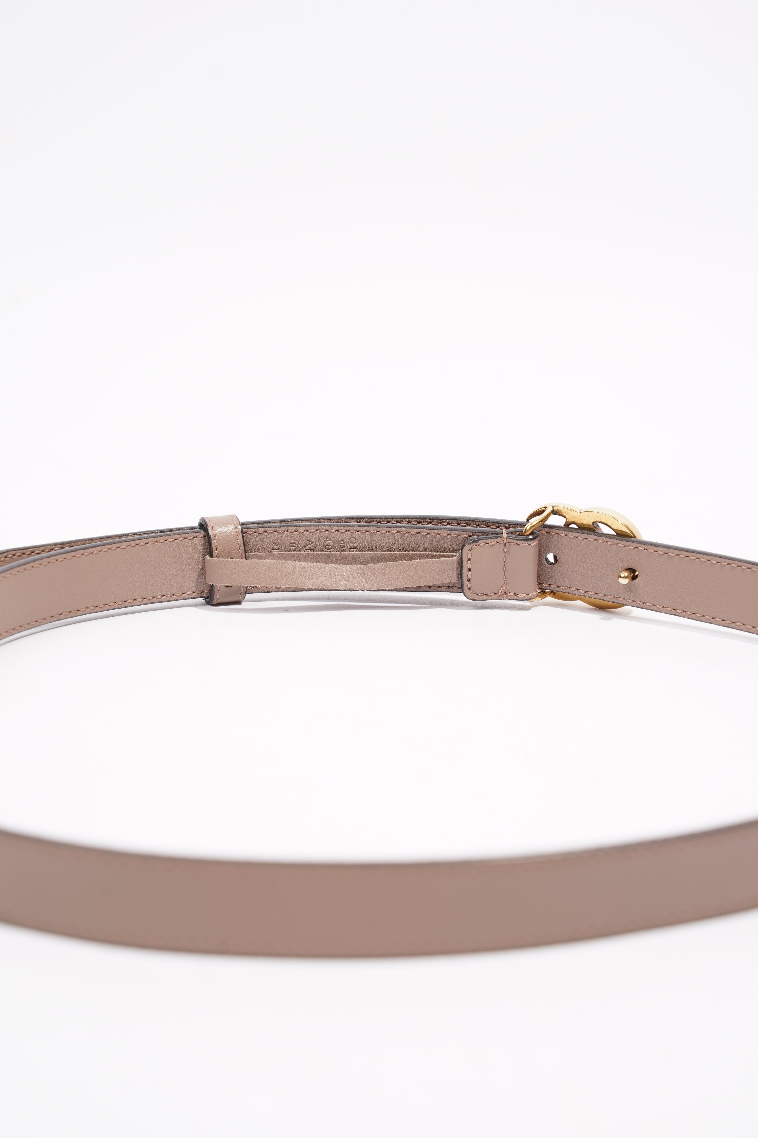 Gucci Marmont Belt Mauve Leather 85cm