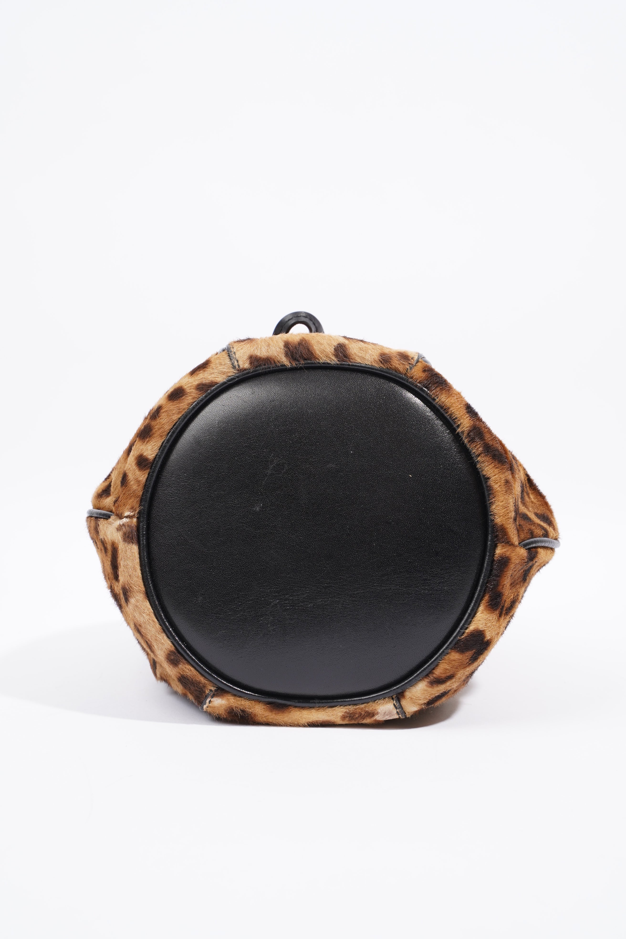 Saint Laurent Talitha Ponyskin-Look Lepoard Print Pony Hair Medium