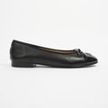 Chanel Patent Toe Ballet Flat Black Leather EU 40 UK 7